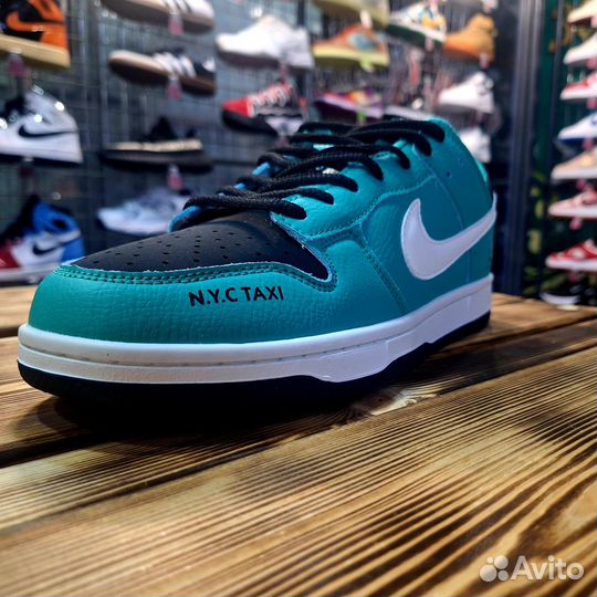 Кроссовки Nike Dunk SB NYC Blue Taxi x Tiffany