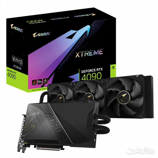 Топовая видеокарта GeForce 4090 aorus xtreme water