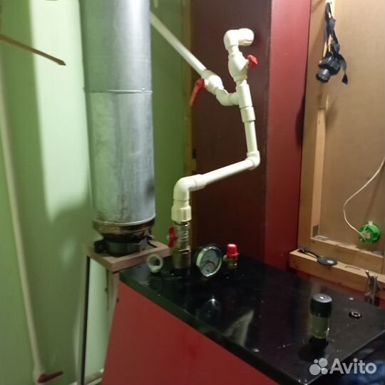 Твердотопливный котел длительного горения бу