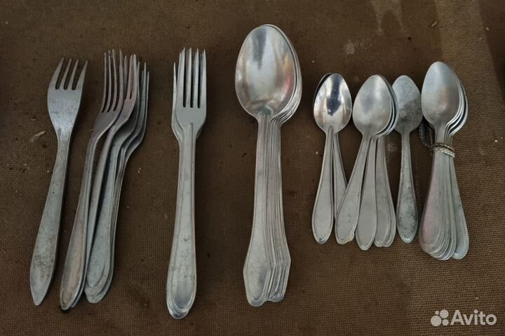 Столовые приборы алюминиевые