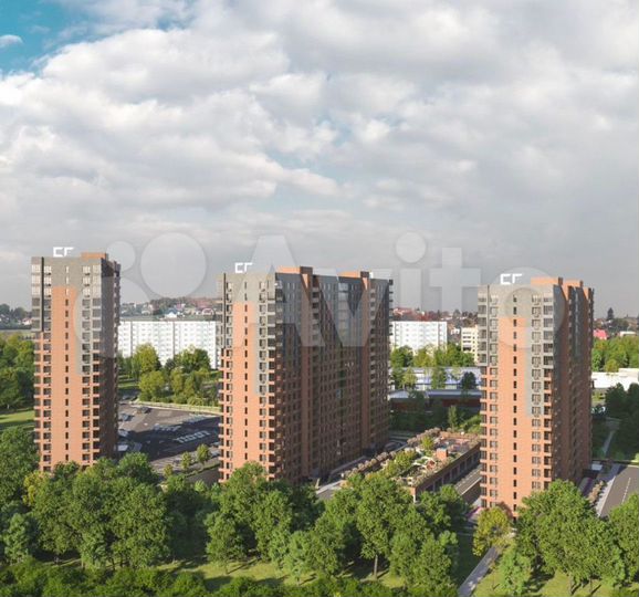 2-к. квартира, 56,8 м², 10/19 эт.