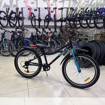 Велосипед 24 altair MTB 1.0 цвет синий-розовый