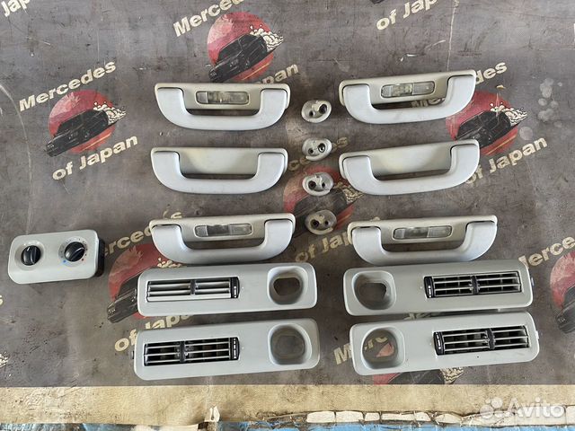 Воздуховоды+ручки потолка+блок климата w639