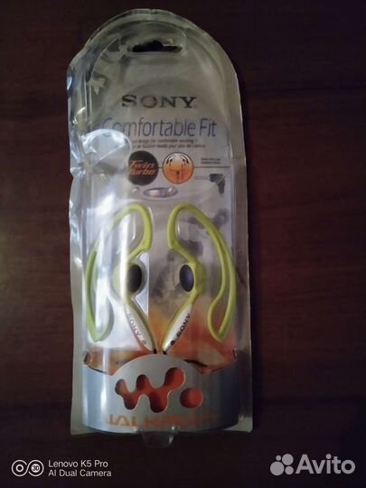 Спортивные наушники sony mdr-j10