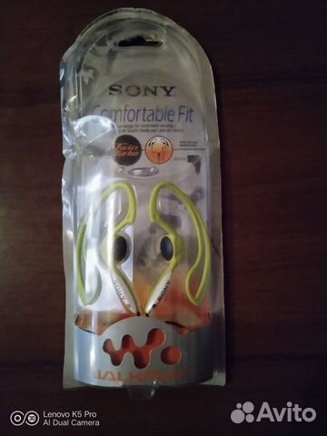 Спортивные наушники sony mdr-j10