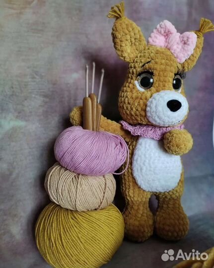 Белочка мягкая игрушка