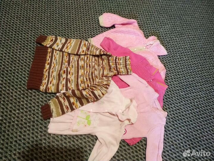 Большой пакет одежды для девочки