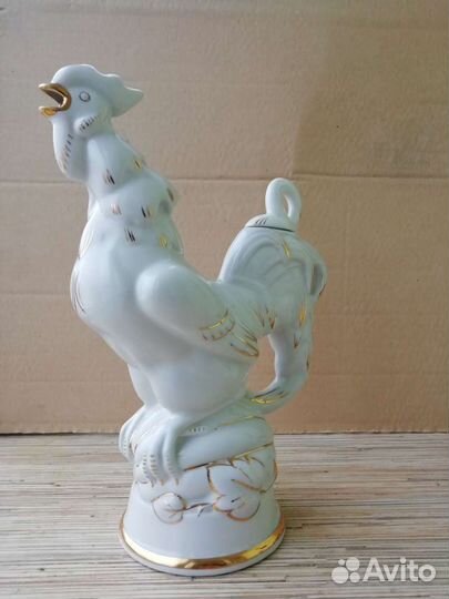 Фарфоровый графин петушок Городницкий гфз СССР