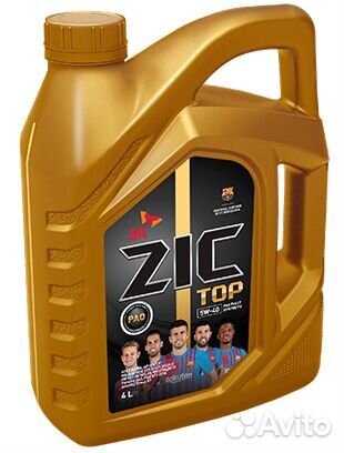 Масло ZIC 5/40 TOP API SP acea A3/B4 синтетическое