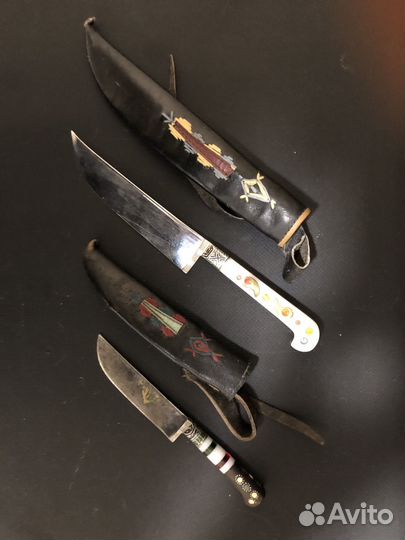 Пщак узбекский кухонный нож СССР 2шт