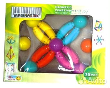 Магнитный конструктор Magnastix крупные детали