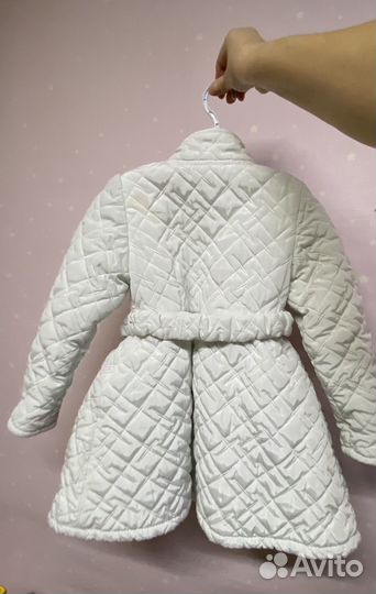 Стеганое пальто для девочки