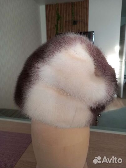 Шапка из норки женская