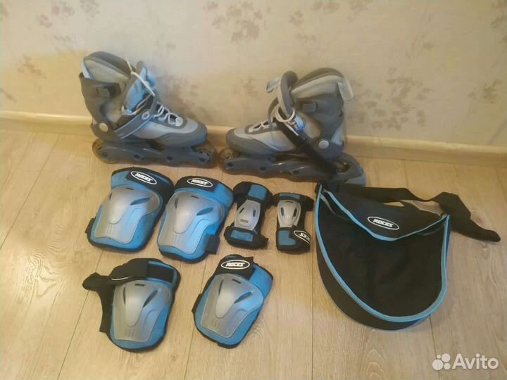 Роликовые коньки + защита
