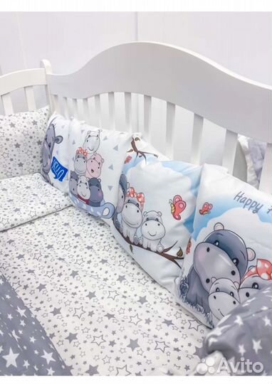 Бортики в кроватку