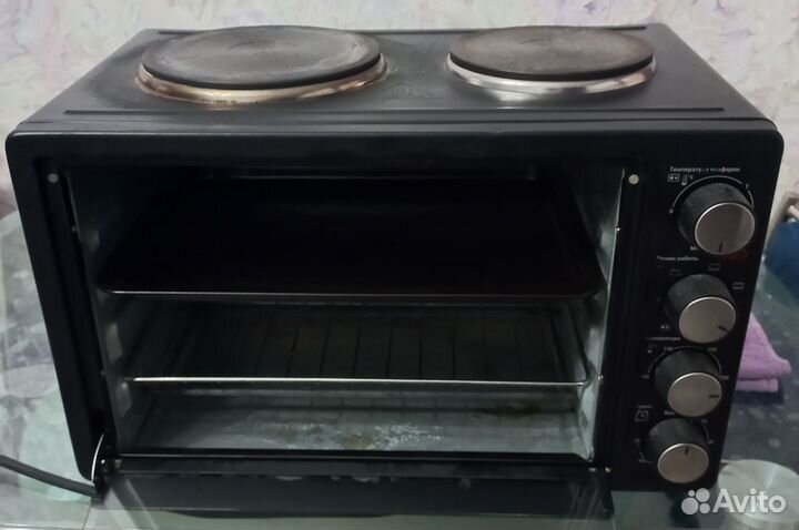 Электрическая мини печь духовка бу