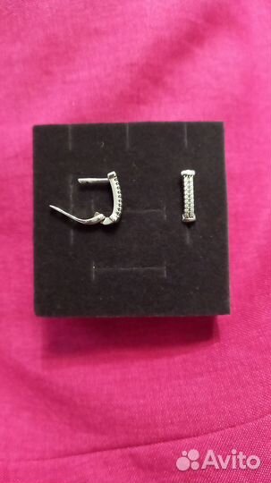 Серьги серебро