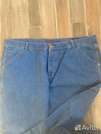 Джинсы рэперские y2k Chams, размер 50 (наш 62-64)