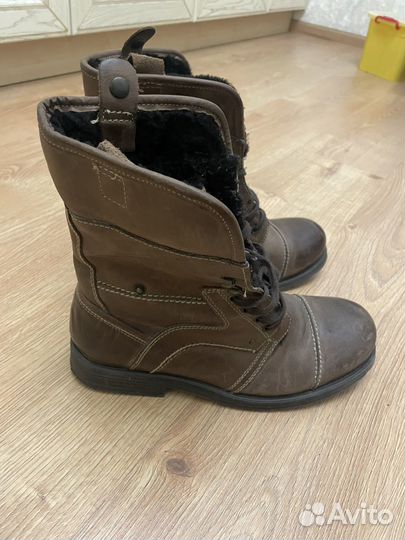 Ботинки зимние натуральная кожа 44 размер