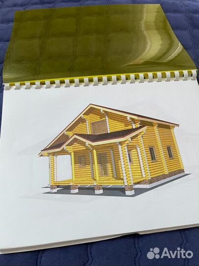 Проект дома из оцилиндрованного бревна