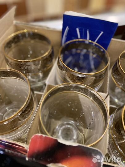 Фужеры bohemia новые 6 шт/150 мл