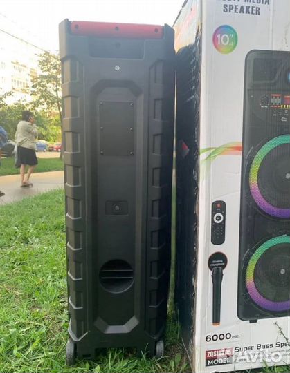 Большая портативная блютуз колонка ZQS10205