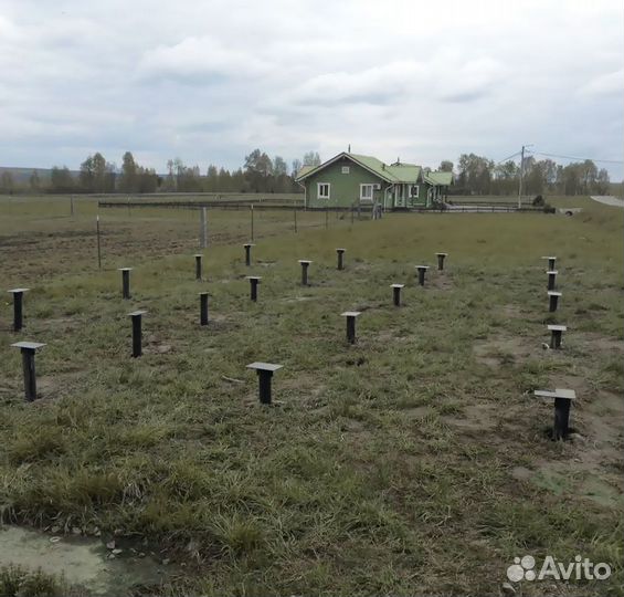 Винтовые сваи с завода