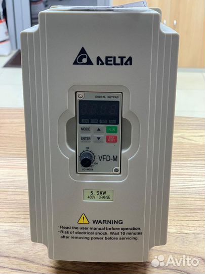 Частотный преобразователь Инвертор Delta 5.5 Квт
