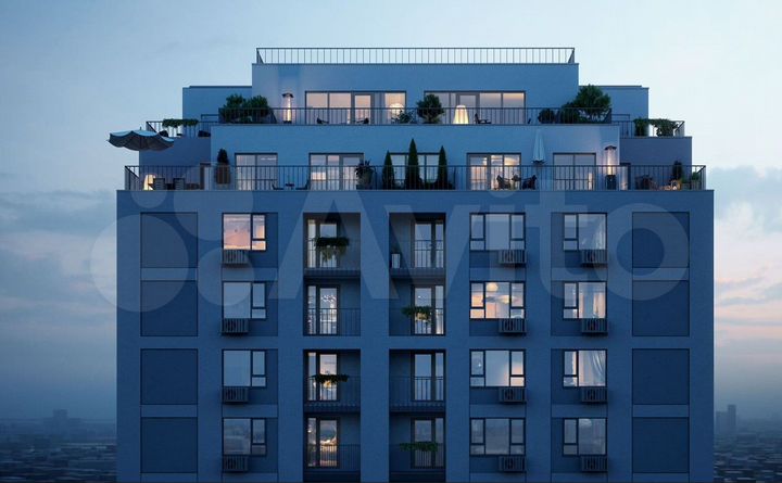 2-к. квартира, 60 м², 2/17 эт.