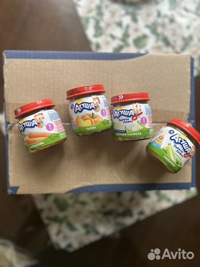 Овощное пюре агуша