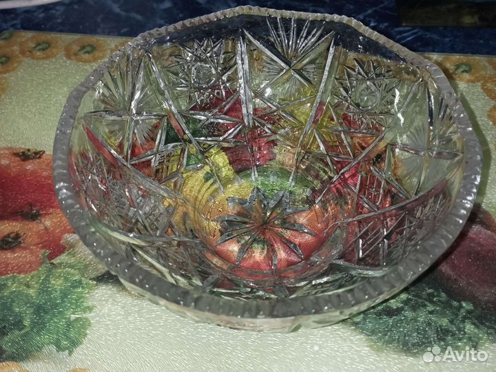 Вазы хрустальные,ссср,новые