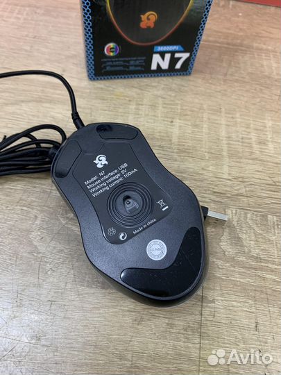 Новая игровая мышь с подсветкой N7
