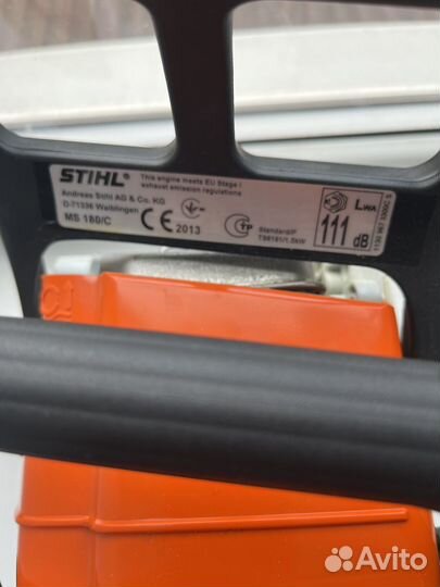 Бензопила штиль 180