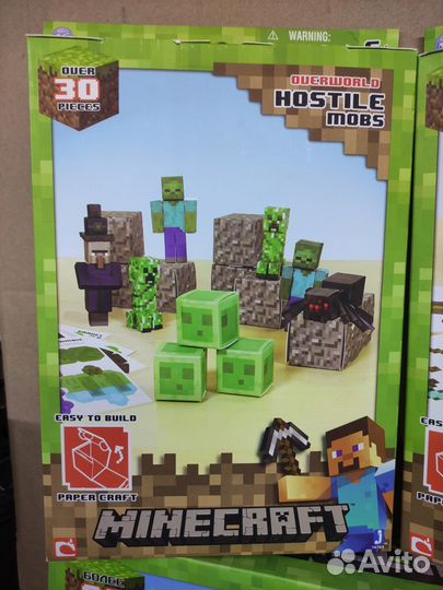 Бумажный конструктор minecraft