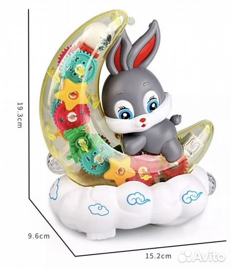 Музыкальная игрушка Зайка на луне