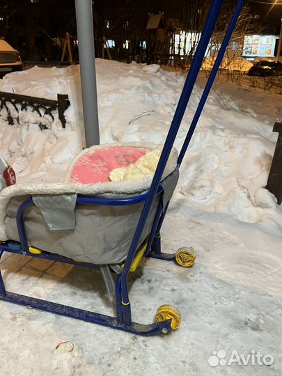 Санки с колесами
