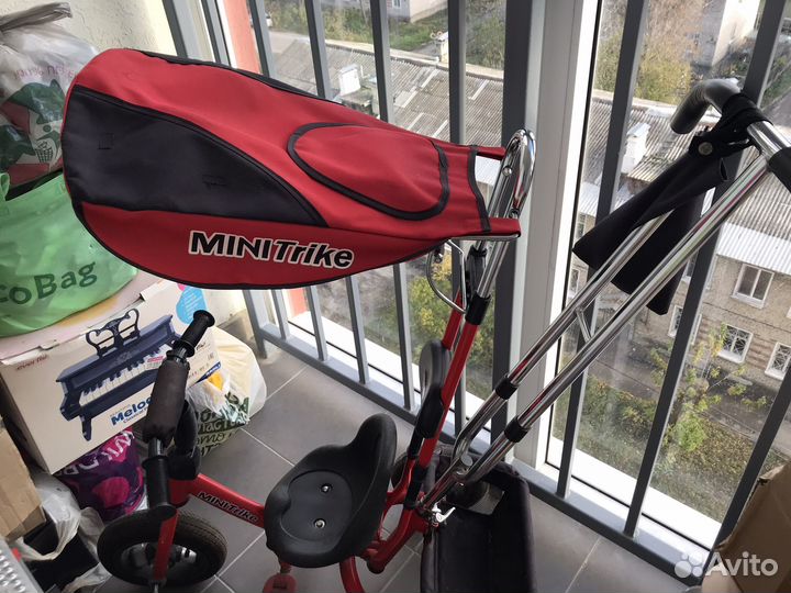 Велосипед 3-колесный с ручкой