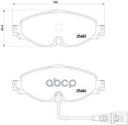 Колодки торм.пер. audi A3/seat leon/skoda octav