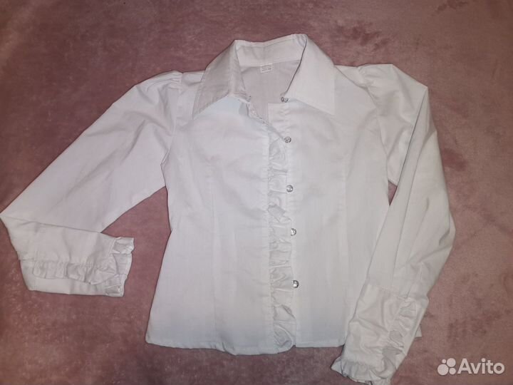 Блузка школьная 122 128