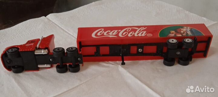 Грузовик Coca cola (original) с прицепом, Нов/год