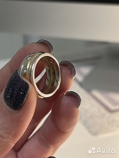 Кольцо с бриллиантом 1 карат