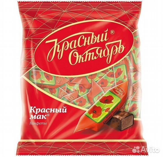 Опт - Конфеты Красный Мак 250г