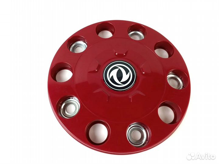 Колпаки 22.5 бордовые Dong Feng (Донг Фенг) 2шт