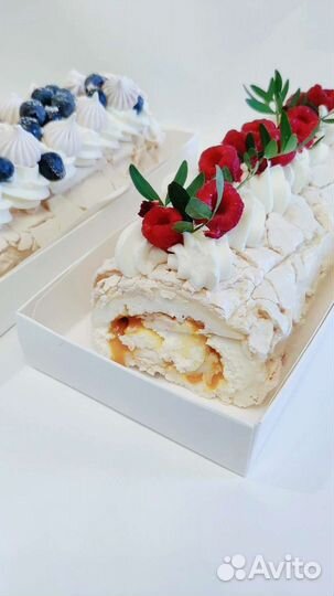 Меренговый рулет