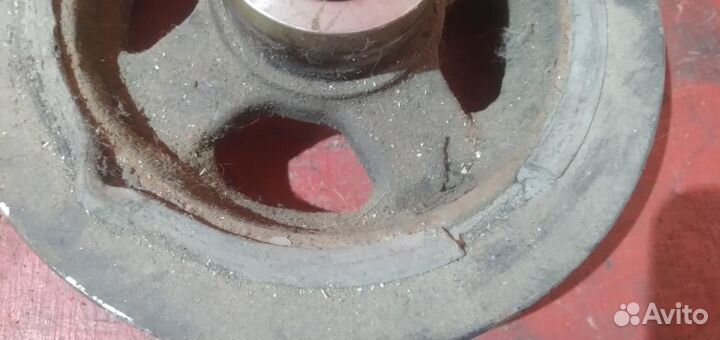 Лансер 10 шкив коленвала Mitsubishi Lancer X