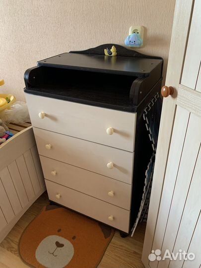Комод с пеленальным столиком 60*45*90