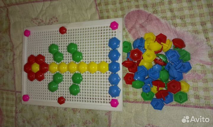 Мозайка,буквы куклы