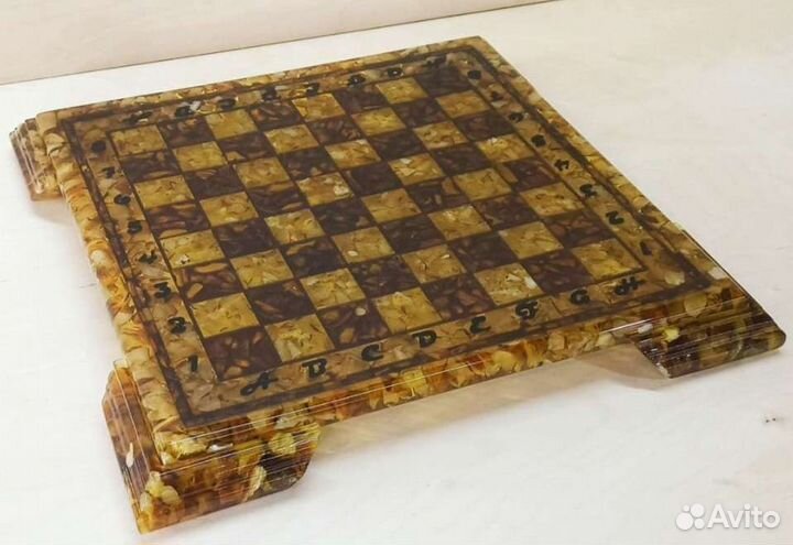 Шахматы янтарные арт.000147