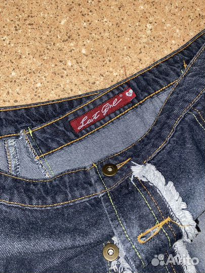 Юбка короткая джинсовая y2k