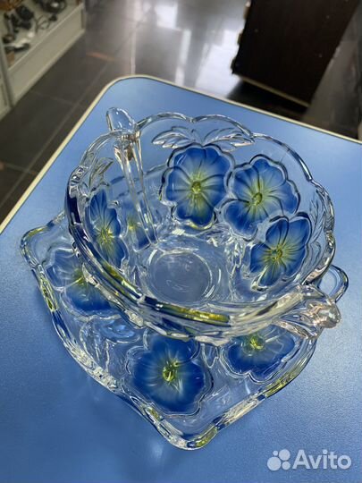 Салатница с менажницей